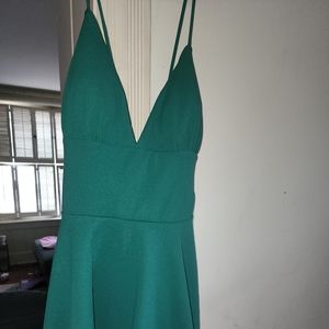Daylight nwt emerald green tiered dress 1x